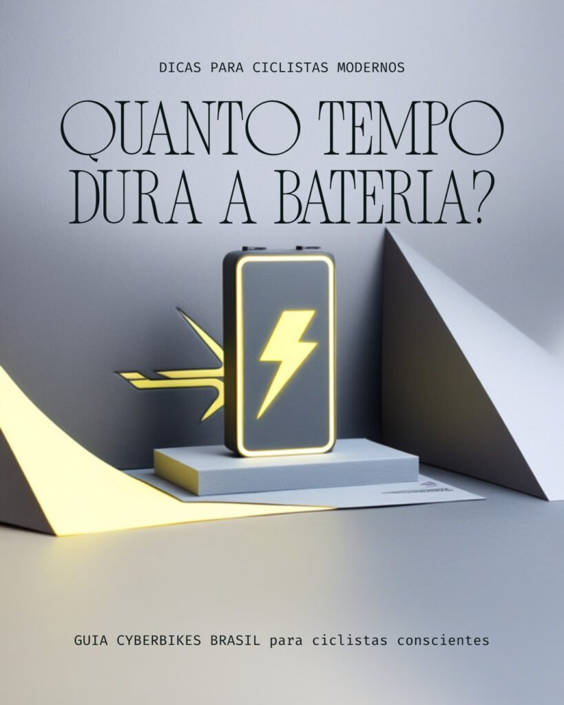 Quanto tempo dura a bateria de uma bicicleta elétrica - guia Cyberbikes Brasil