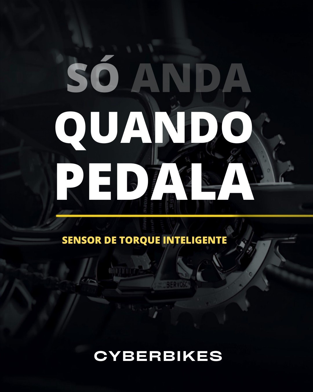 E-bike Cyberbikes com sensor de torque inteligente: só anda quando você pedala