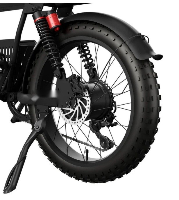 R6 Pro roda traseira motor e suspensão