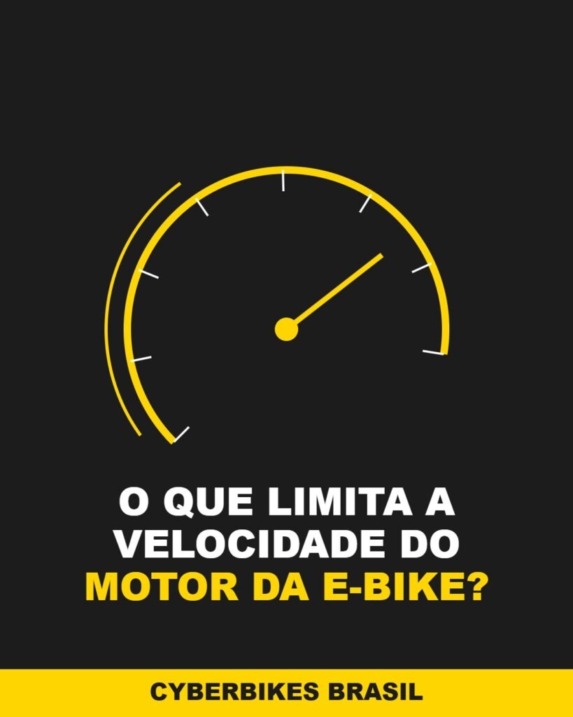 O que limita a velocidade máxima do motor da e-bike Cyberbikes